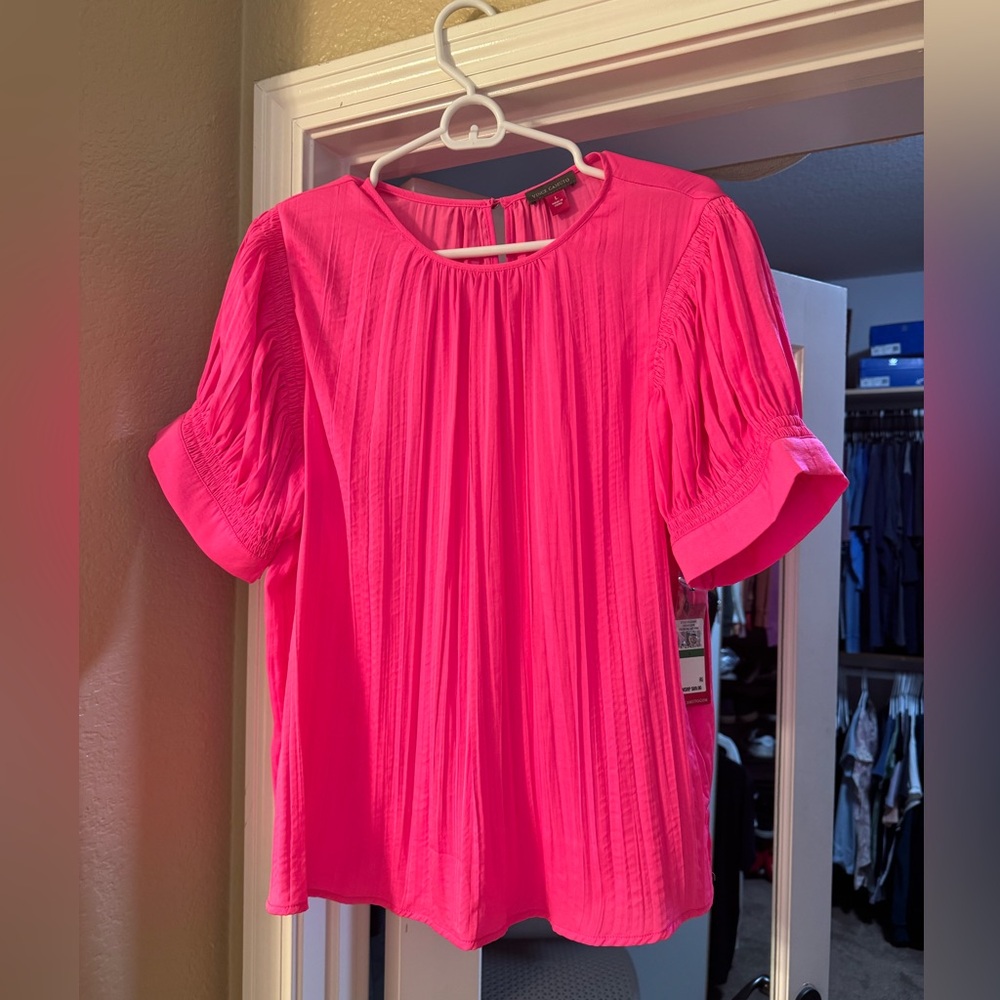 NWT Vince Camuto Fuchsia Blouse